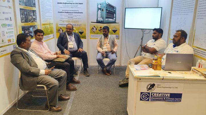Discussions at the CEAC stall