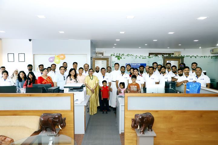 Office opening - team, families and guests
