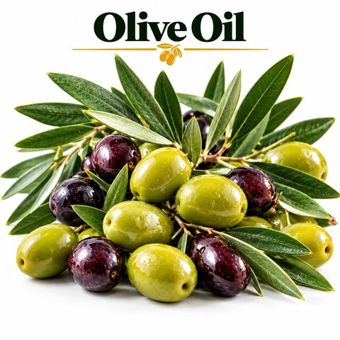 Olive Oil with green and black olives